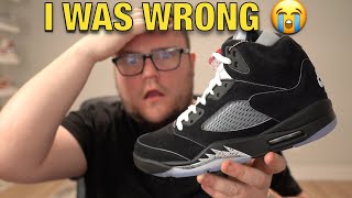 I WAS WRONG about JORDAN 5 BLACK METALLIC REIMAGINED...Please Forgive Me.