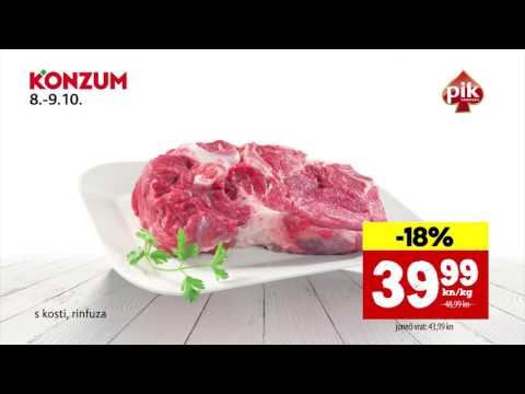 Konzum Vikend akcija 8.10. - 9.10.