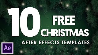 Download lagu 10 Best After Effects Christmas Templates Free Download mp3