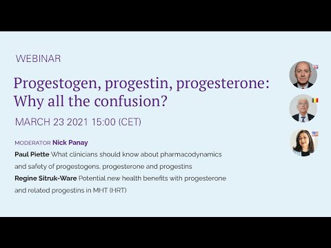 video:Progestogen, progestin, progesterone: Why all the confusion?