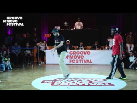 GROOVE'N'MOVE BATTLE 2017 - 1/4 Final Popping - Sally sly vs Boogito