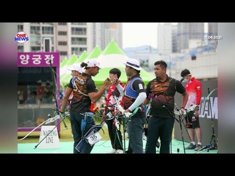Pasukan Memanah Negara Raih Pingat Gangsa Dalam Acara Recurve Berpasukan