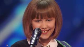 America&#39;s Got Talent 2016 Audition - Grace VanderWaal 12 Year Old Ukulele Player Golden Buzzer