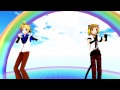 [MMD]Happy Synthesizer- 96Neko and Len 