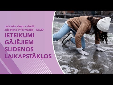Nr. 20 “Padomi gājējiem slidenos laikapstākļos”