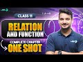Relations And Functions Class 11 One Shot NCERT 11th Maths Chapter 2 CBSE 2025 26 Exam