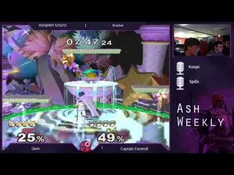 Gem (Marth) vs. Captain Faceroll (Fox, Shiek) - Melee Loser's Bracket