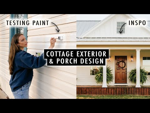 DESIGNING THE EXTERIOR: Testing Paints, Inspiration + MORE | Renovating our 110-Year-Old Cottage
