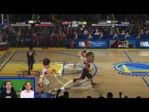 Let's Play NBA Jam: On Fire Edition [Xbox 360] - Trail Blazers VS. Warriors