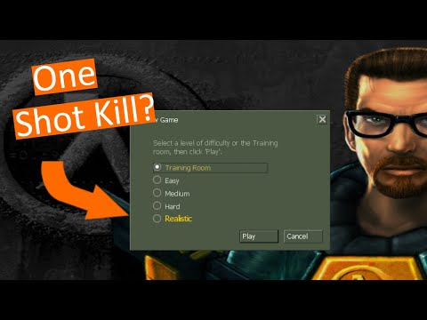 "Realistic Mode" for Half-Life