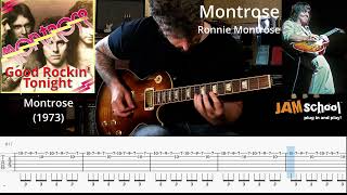 Montrose Good Rockin' Tonight Guitar Solo with TAB