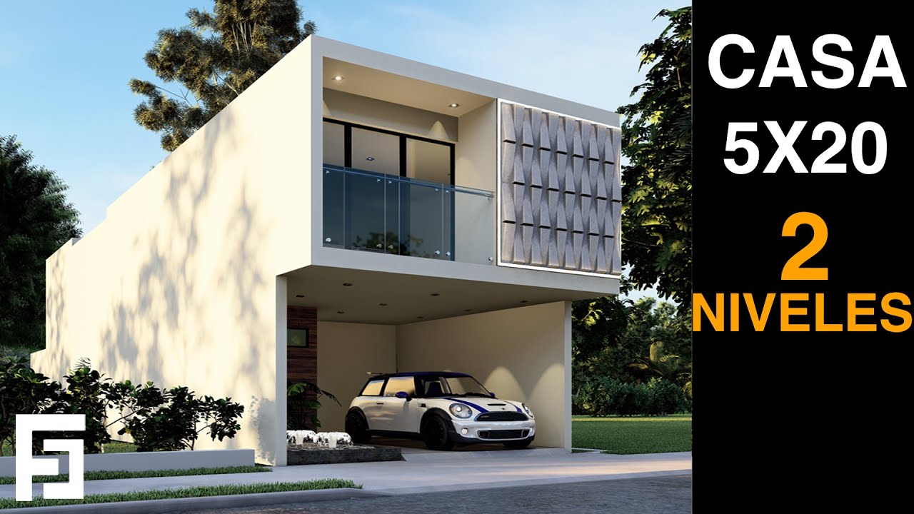 Watch Now PLANO DE CASA 5X20 METROS / HOUSE PLANS 5 X 20 METERS 🏡 PLANO DE CASA 5X20 METROS / HOUSE PLANS 5 X 20 METERS 🏡