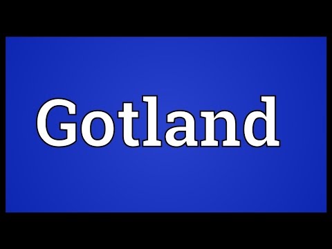 Gotland Meaning