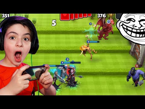 FULL LEGENDARY DECK - TROLL IN CASTLE 1 😂😂😂 #5 - Castle Crush