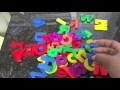 SOMASIX Educational Refrigerato Magnetic Letters And Numbers