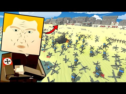 Charging the German D-DAY Beach Defenses in Paint the Town Red!