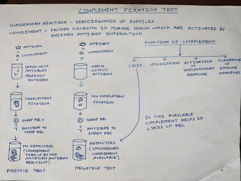 Complement fixation test /Wasserman reaction / Syphillis / NBDE