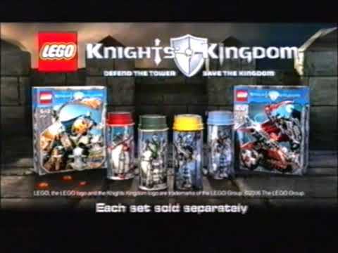 Rare UK TV English LEGO knighTs' Kingdom II 2006 Products/Sets TV Commercial