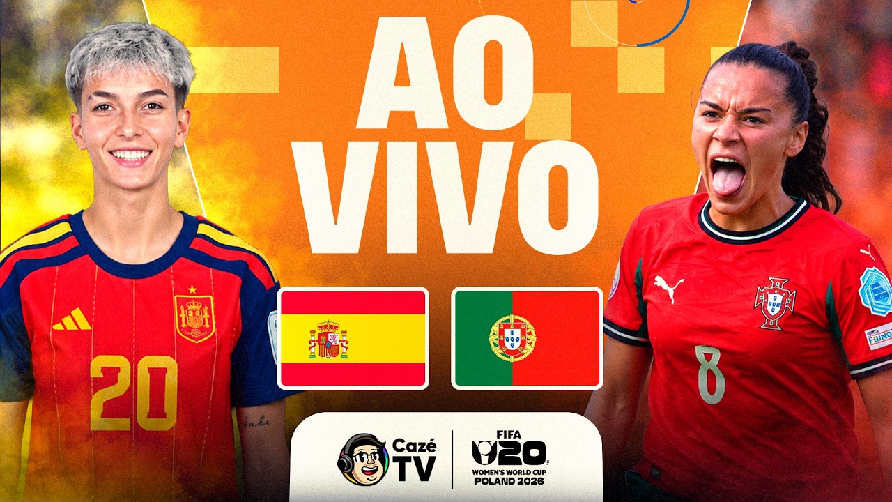 JOGO COMPLETO: ESPANHA X PORTUGAL | COPA DO MUNDO FEMININA SUB-20 FIFA 2026 | OITAVAS DE FINAL