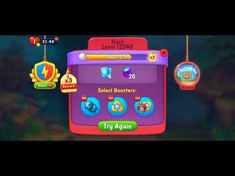 Fishdom 12249 Hard Level No Boosters