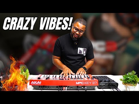 Making a FIRE Beat on MPC Key 37 + SP-404 MKII Performance FX!!
