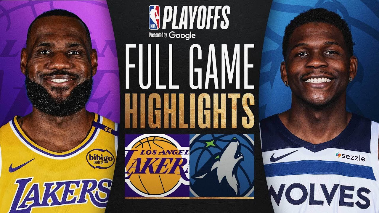 #3 LAKERS at #6 TIMBERWOLVES | FULL GAME 4 HIGHLIGHTS | April 27, 2025