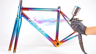 How To Candy Chrome Paint a Carbon Bike