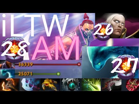 iLTW Anti-Mage vs Morphling, Venomancer, Leshrac - how 21K back Soulbind, Hex - dota2