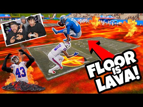 99 Yard FLOOR IS LAVA Madden Challenge!