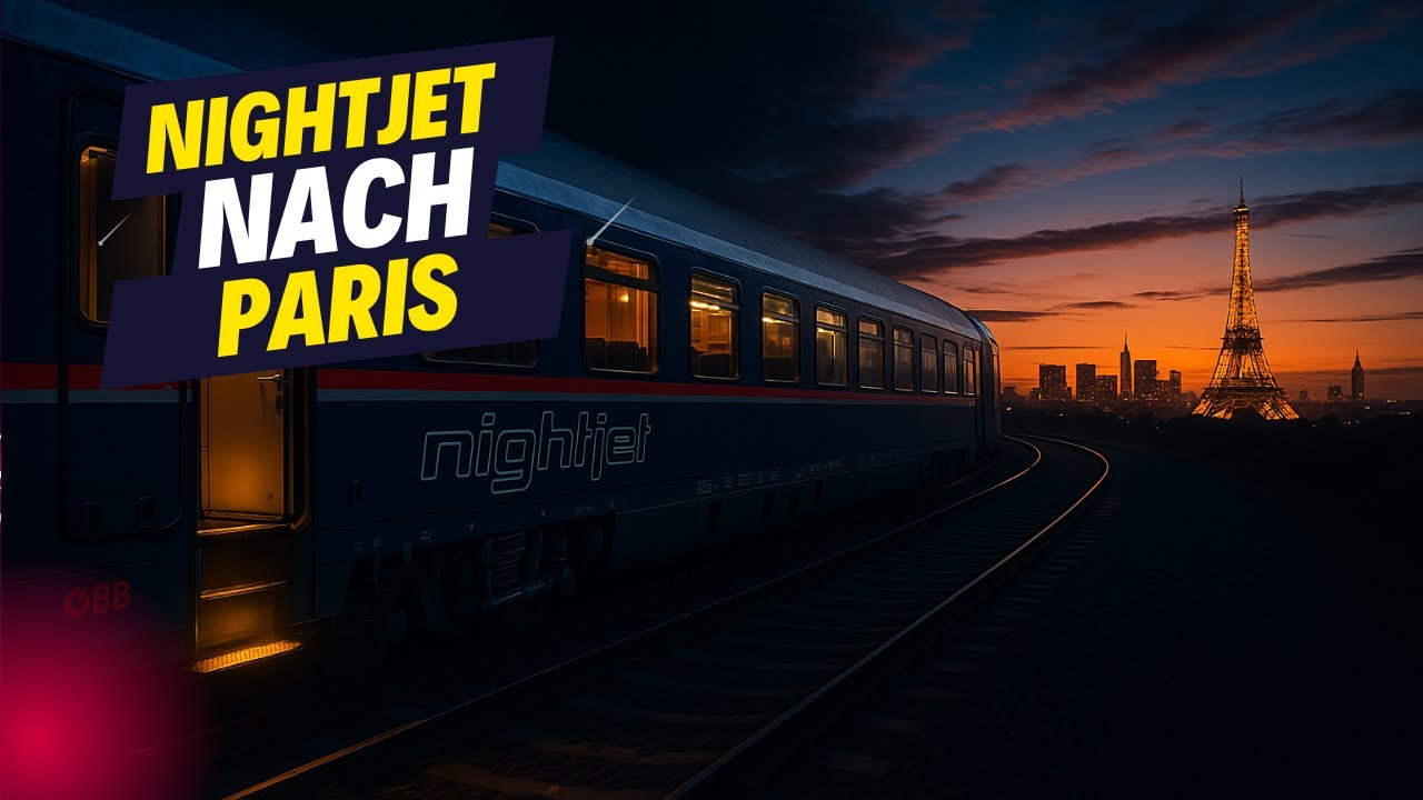 Mit dem Nachtzug von Berlin nach Paris - Die komplette Reise im Schlafwagen!