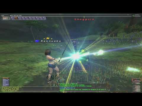 FFXI FInal fantaasy XI   farming up masamune NM hunting shoggoth