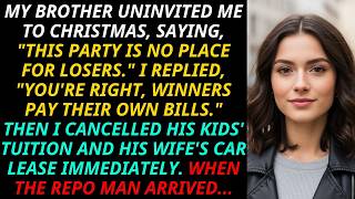 Brother Uninvited Me To Christmas “No Place For Losers”—I Replied “Then Pay Your Own Bills” Then...