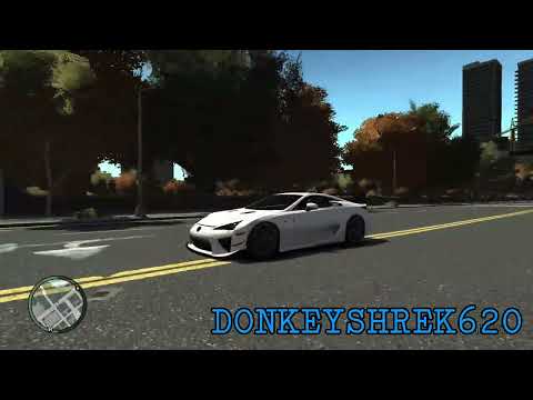 GRAND THEFT AUTO IV 2012 LEXUS LFA NURBURGRING EDITION CRASH TESTING HD