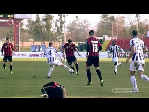 Vécsei Bálint gólja a Budapest Honvéd - Újpest FC mérkőzésen