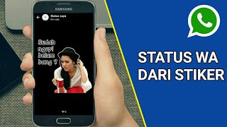 Download lagu Cara Menjadikan Stiker WhatsApp Sebagai Status WA mp3