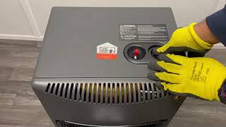 Glow Warm Essentials Gas Heater - How to Operate