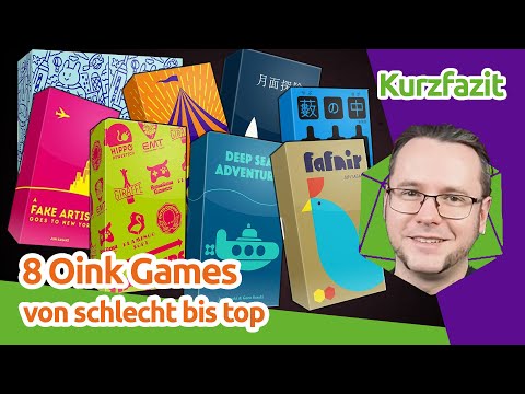 8 Oink Games in als Kurzrezensionen - perfekte Reisespiele - von schlecht bis top | staygeeky