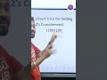Short Trick For 2 S Complement Numbersystem Computer Cbse Gate Ugcnet Computerscience