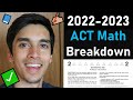 5 Academy's 2022-2023 ACT® Math Practice Test FULL Walkthrough + ACT® Math Strategies