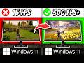 Ultimate Windows 11 Gaming Performance Optimization Guide