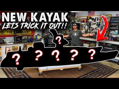 NEW KAYAK !! I've NEVER had one of these... Let's customize it!! Kayak DIY 2021