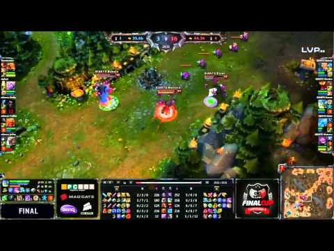 Final de League of Legends: GIANTS! vs x6tence - Final Cup 3