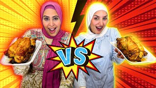 مين أسرع حد هيخلص الفراخ والمحشي ???? | تحدي الاكل ????