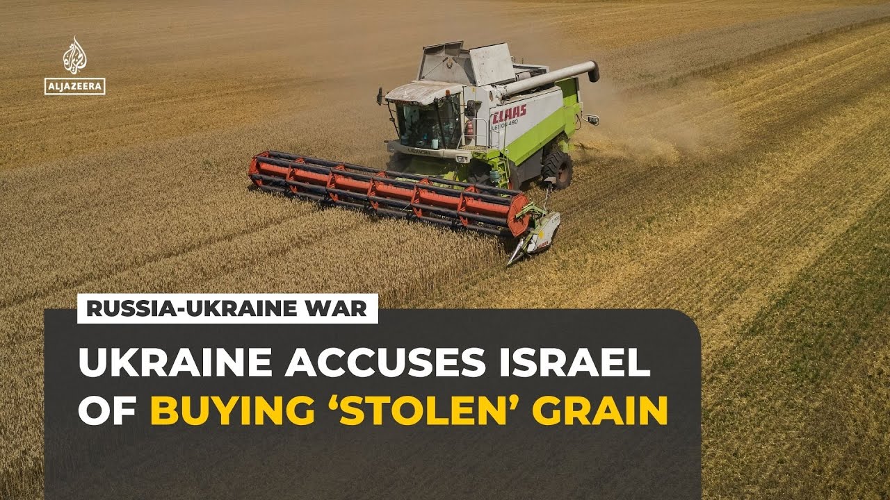 Ukraine accuses Israel of buying ‘stolen’ grain from Russian-occupied territories