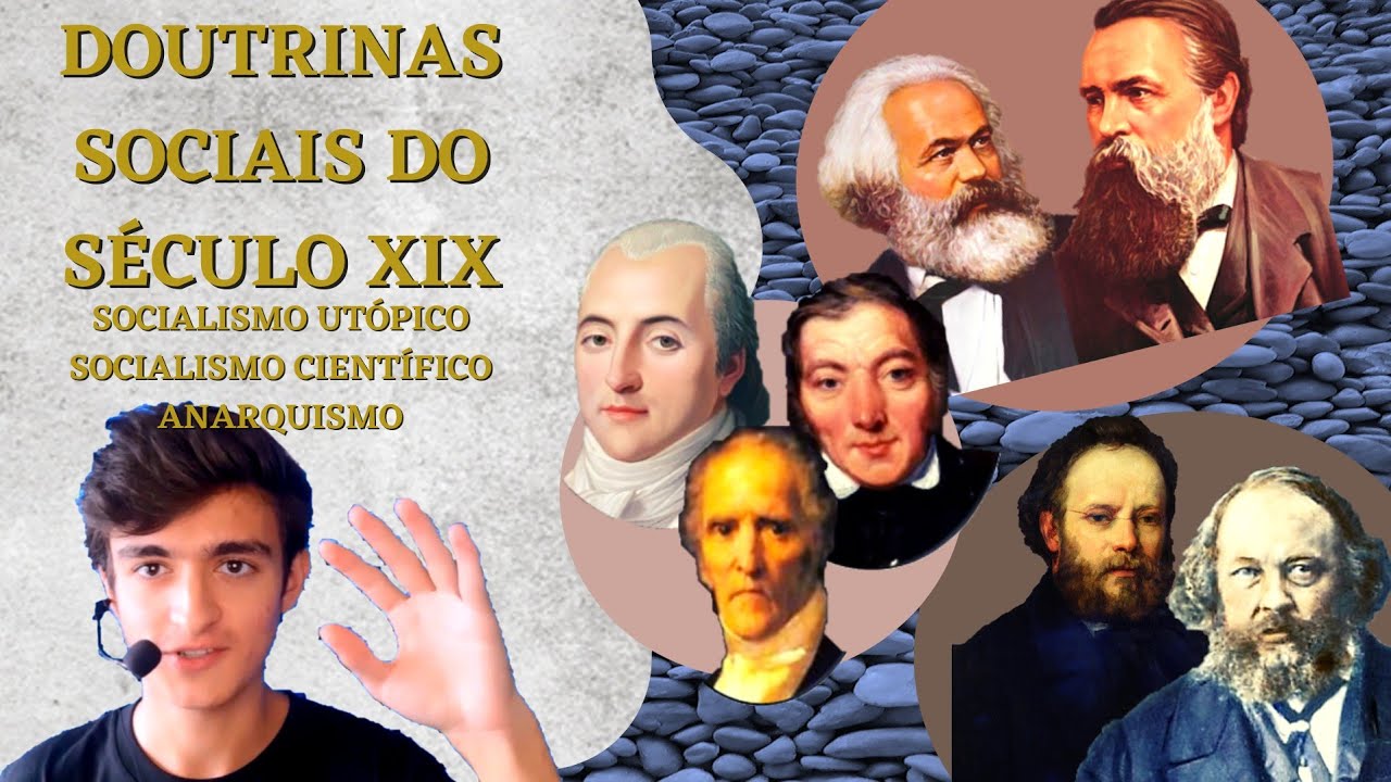 Videoaula - DOUTRINAS SOCIAIS DO SÉCULO XIX: Socialismo Utópico, Socialismo Científico e Anarquismo