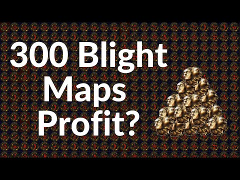[POE 3.17] 300 Blighted Maps Profit?