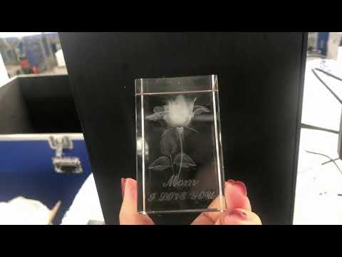 3D Subsurface Laser Crystal Engraver for Bubblegram Making