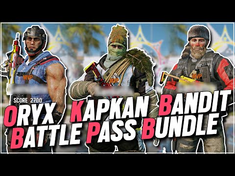 *NEW* KAPKAN BUNDLE, ORYX BUNDLE, BANDIT BUNDLE - Headgear, Uniform & Weapon Skin Showcase In-Game