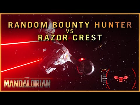 Random Bounty Hunter vs Razor Crest