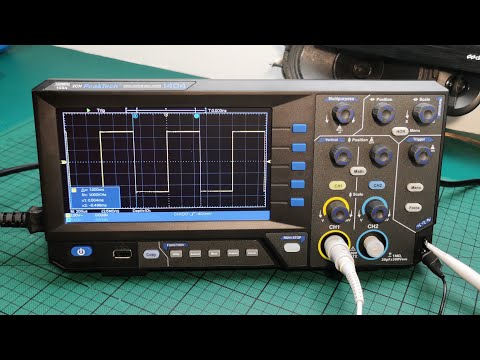 PeakTech P 1404 100MHz / 2 CH, 1 GS/s Digital storage Oscilloscope - review and quick test